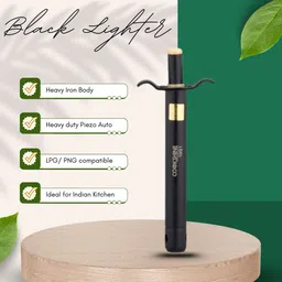 smart line Double Burner Magic LPG Stove With Red Electric Gas Lighter Combo Glass Manual Gas Stove image 2