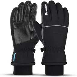 sthira Winter Gloves for Men Warm Riding Gloves Touch Screen Finger Anti-slip Design Riding Gloves-picture-16