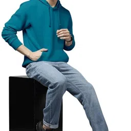 woostro Men Full Sleeve Solid Hooded Sweatshirt image 4