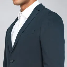 van heusen sport Men Self Design Single Breasted Casual Blazer image 5