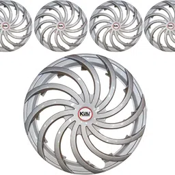 kunj autotech 15 Inch Wheel Cover Cap for Baleno Silver Wheel Cover For Maruti Baleno image 2