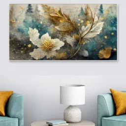 dekorstation Ethereal Blossoms Multicolour Canvas Art Print-picture-22