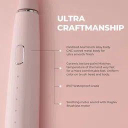 beatXP Azure Sonic Waterproof | 2 min Automatic Timer | 5 Smart Modes Rechargeable Electric Toothbrush image 2
