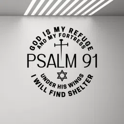 xskin 45 cm God is My Refuge Wall Self Adhesive Sticker-picture-11