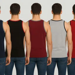 trendura Pack of 5 Men Vest image 2