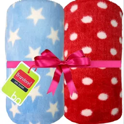 brandonn Polka Single Swaddling Baby Blanket for AC Room-picture-32