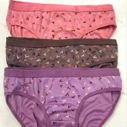 fiveflag Pack of 3 Women Hipster Multicolor Panty-picture-18