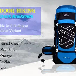 bagwings 65ltrWATERPROOF TREKKING BAG HIKKING BACKPACK FOR TRAVEL & OUTDOOR Rucksack - 65 L image 5