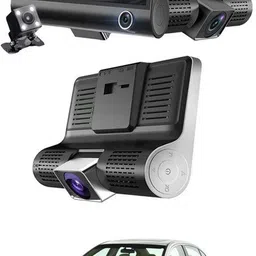 rkpsp 3 Lens/170 Degree/Wide Angle Car Camera DVR/G-Sensor Dashcam Black LCD-picture-30
