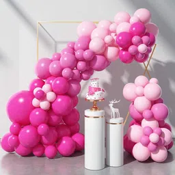 Magenta Pink Balloons Combo Kit Of 101 Pcs For Party Decorations-image-11