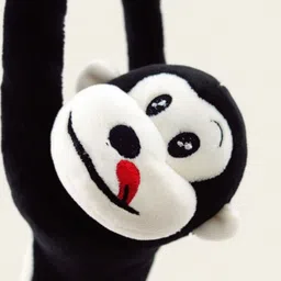 r.b. fashion Hanging Monkey Soft Toy for Kids – Plush Stuffed Animal with Velcro Hands - 6 cm image 2