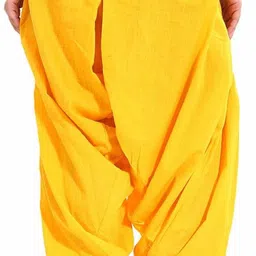 srisaras Cotton Linen Blend Solid Women ["Multicolor"] Salwar image 3