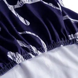 cortina Black Printed Polyester 15 x 19 Inch Stretchable Chair Cover image 2