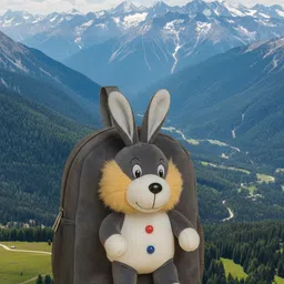 mbeat Rabbit Soft Cartoon School Bag for Baby/Boys/Girls for Nursery,Preschool Plush Bag-picture-22