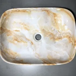 inletcera Premium Designer Ceramic Wash Basin(MN47) (18x13x5)(0047_2) N Table Top Basin image 3