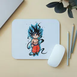 Zipcartz Vibrant Anime Hero Goku Design Mouse Pad for Gamers, Developers & PC, Non Slip Base Mousepad-picture-22
