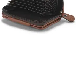 leatherscrafts Men & Women Brown Artificial Leather Card Holder image 3