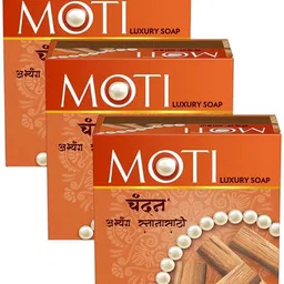 moti Luxury Sandal Soap - Pack Of 3 (75g)-picture-25