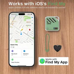 verilux Magnetic Item Finder with Bluetooth Tracker Compatible with Find My App Green Location Smart Tracker image 2