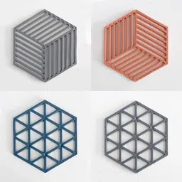 divyanshi Trivet Mats for Hot Dishes, Heat-Resistant Pot, Multipurpose Non-Slip Kitchen pvc Trivet-picture-45