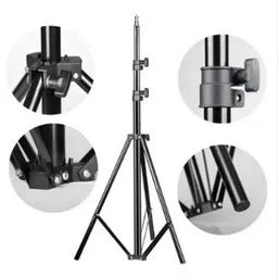 POPAT tripod 7 Feet Aluminum Alloy Studio Light Stand Lightweight & Portable Tripod image 4