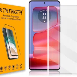 XTRENGTH Tempered Glass Guard for realme 15 5G, realme 15 Pro 5G, Realme 15 5G, Realme 15 Pro 5G, Premium Curved Gorilla Screen Guard, with Easy Installation Kit image 1