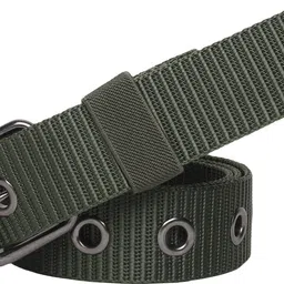 roadster Men Formal, Casual, Evening, Party Green Nylon Belt image 2
