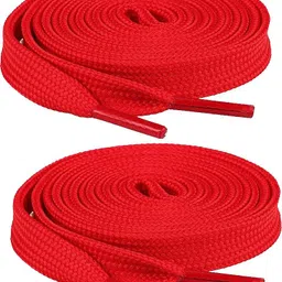house of common shoe laces Flat Hollow Red 90cm 2pair sneakers canwas Shoe laces Shoe Lace-image-45