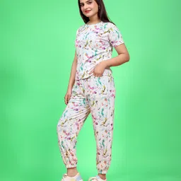 jk creation Printed Women Track Suit image 3