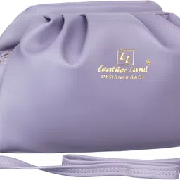 Purple, Gold Women Sling Bag Cherry sling in Pastel Purple-image-59