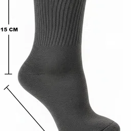 reckzoz Men Solid Mid-Calf/Crew image 4