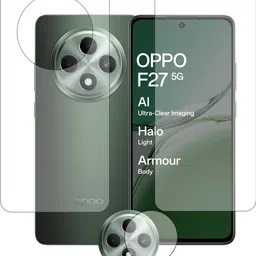 DORADO SHIELD Front and Back Tempered Glass for oppo f27 5g with camera lens-picture-16