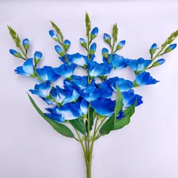 artificial hub gladiolus Blue Assorted Blue Orchids Artificial Flower-picture-20