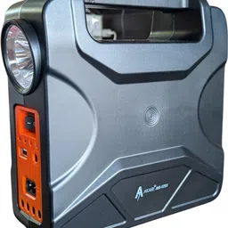 smuf AK-1751 Portable Solar Inverter + 3 Bulb + LED Lamp + Mobile Charging 8 hrs Flood Lamp Emergency Light image 2