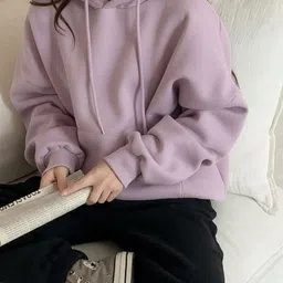 bliez Women Full Sleeve Solid Hooded Sweatshirt-picture-42