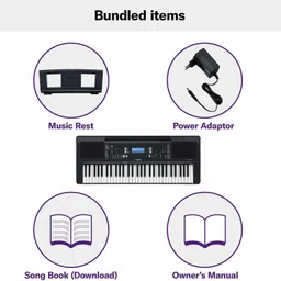 yamaha PSR-E373 PSR-E373 Digital Portable Keyboard image 4