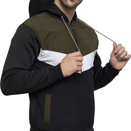 lewiston Men Solid Hooded Jacket image 3