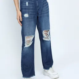 tokyo talkies Women Regular Mid Rise Blue Jeans image 4