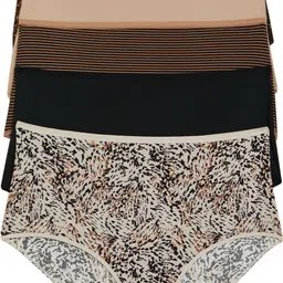 marks & spencer Pack of 5 Women Hipster Multicolor Panty image 3