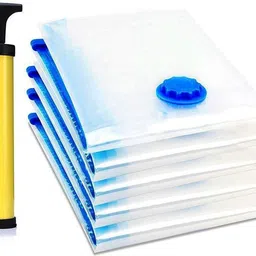 zx Ziplock Space Saver vacuum clothes storage bag Combo With Hand Pump (PACK OF 4) Travel Storage Vacuum Bags, Miscellaneous Storage Vacuum Bags-picture-16