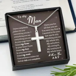 rakva Boyfriend Necklace, Necklace Boyfriend, Boyfriend Anniversary Gift Rhodium Cubic Zirconia Sterling Silver Pendant Set-picture-19