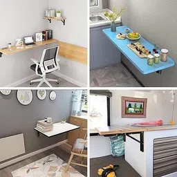 aordey 8 Inch Folding Shelf Brackets, 20cm Heavy Duty Collapsible Shelf Bracket 20 cm Shelf Bracket image 4