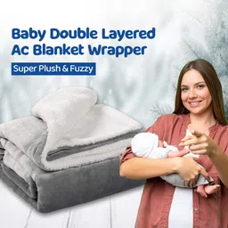 bumtum Solid Double AC Blanket for AC Room image 2