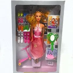 komalsgenterprises fashion doll set for girls with beautiful charm dresses & f /-picture-23