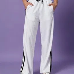 dogman Mens Striped Regular Fit White Casual Pajama. Men Pyjama image 3