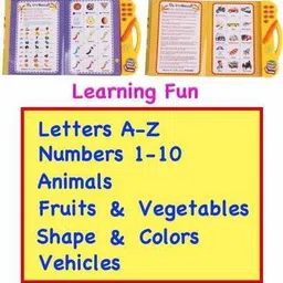 white popcorn Educational Learning E-Book for Children with Interesting Game and Learning Content, Baby Good Partners, Early Education Good Helper for Children image 5