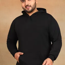 metronaut Hooded Sweatshirt Full Sleeve Solid Men Sweatshirt-picture-13