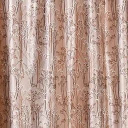 ville style 214 cm (7 ft) Door Polyester Semi Transparent Curtain (Pack Of 2) image 2