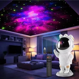 menaso 360 Degree Astronaut Night Lamp Nebula Galaxy Projector Lights with Remote Night Lamp image 2