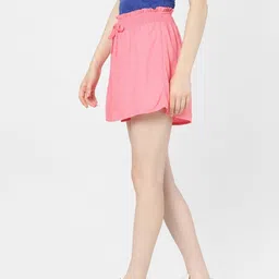 vero moda Printed Women Pink Regular Shorts image 2